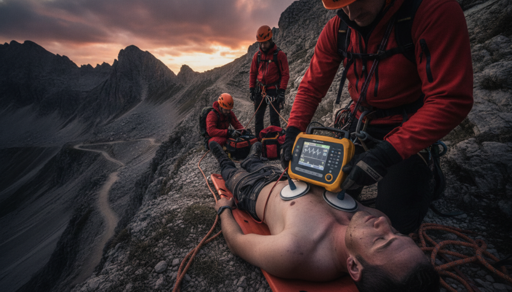 découvrez pourquoi les défibrillateurs jouent un rôle crucial dans la sécurité des sports extrêmes, en permettant une intervention rapide en cas d'arrêt cardiaque.