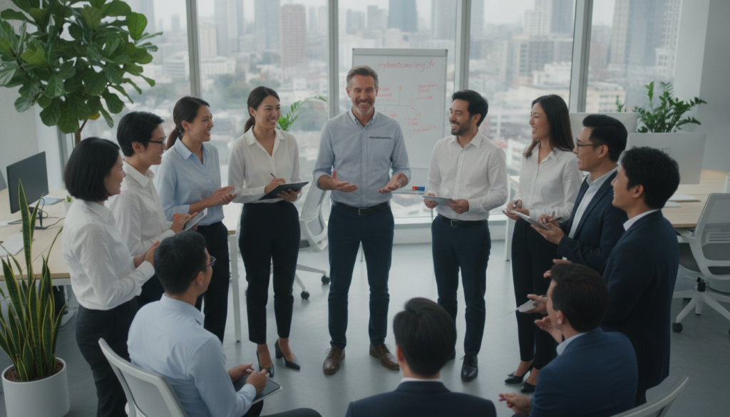 découvrez comment le coaching de mybestcoaching.fr peut transformer le bien-être en entreprise, améliorer la motivation des équipes et créer un environnement de travail épanouissant.